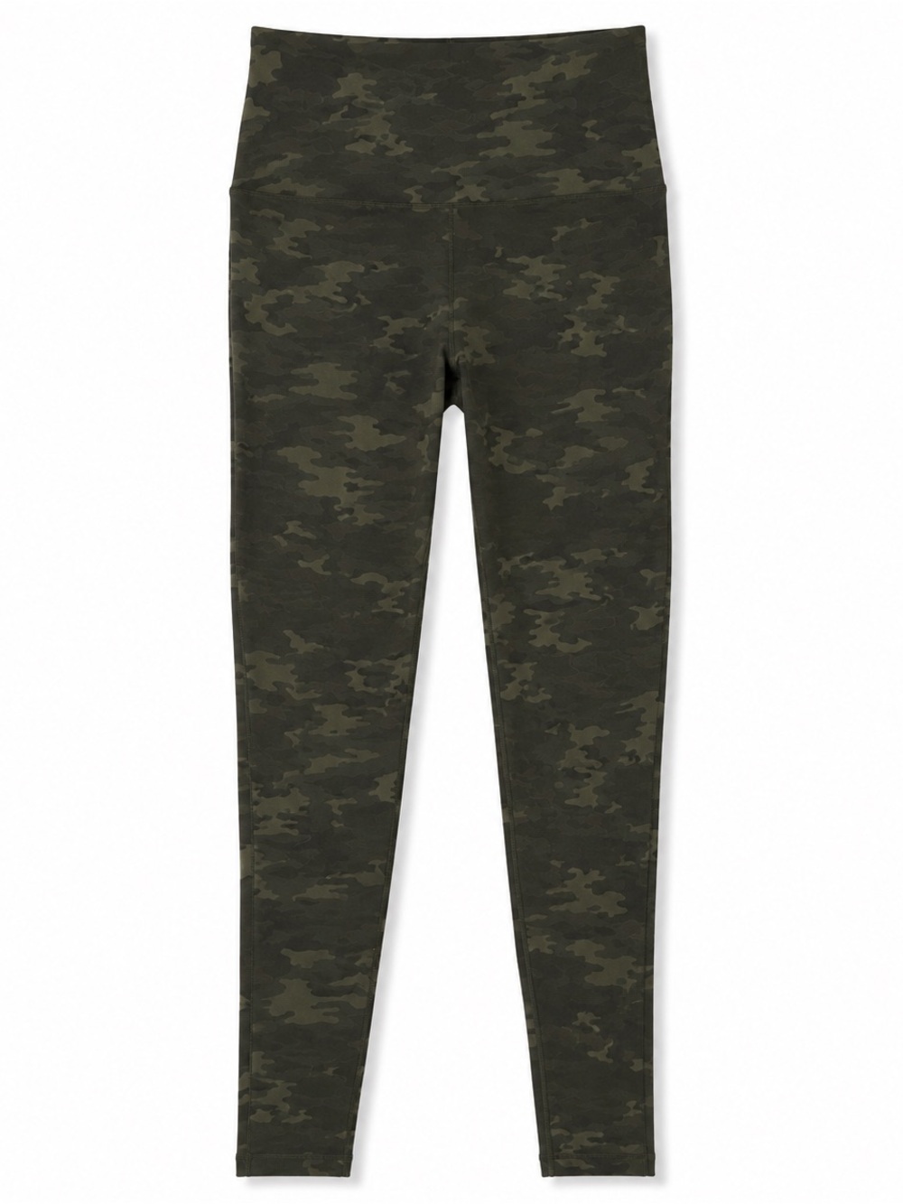 Spanx Look At Me Now Camo Leggings High Rise Compression Women M Seamless Active